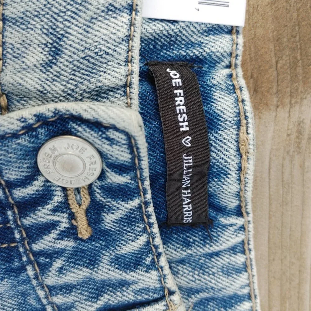 Jillian Harris x Joe Fresh Favourite Denim Shorts BNWT Women's Size 31 - Picture 9 of 11